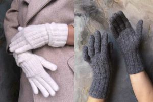 Перчатки, подробное описания вязания