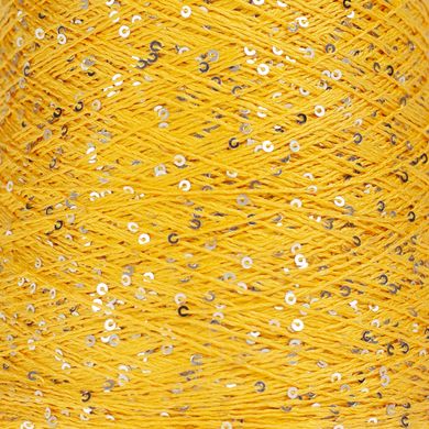 Шовк з Паєтками Manifattura Sesia Faberge Жовтий