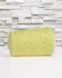 100% Cotton with beads and micro sequins, Yellow