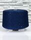 Cotton with sequins 3mm "Siaivo" Dark Blue