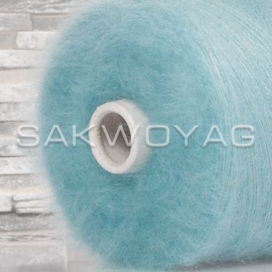 Mohair on silk Luxury Selection Silkid Turquoise-Blue