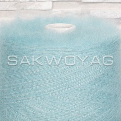 Mohair on silk Luxury Selection Silkid Turquoise-Blue
