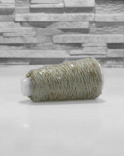 Cotton with Royal Sequins Taupe, transparent palette in tone 50г