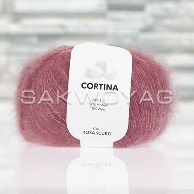 Мохер на шёлке в мотках Filpucci Cortina Розовый