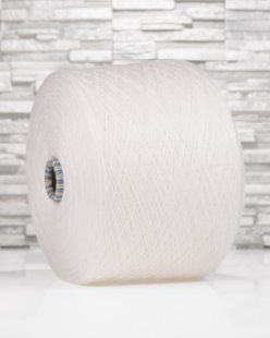 100% Merino Zegna Baruffa Cashwool White