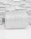 Cotton with micro sequins 2mm "Crystal" - White
