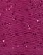 Cotton with sequins 3mm "Siaivo" Fuchsia, tone-on-tone glitter sequin