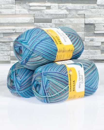 Купить Носочная пряжа Regia Mini Stripes Color 02995 | sakwoyag.com.ua