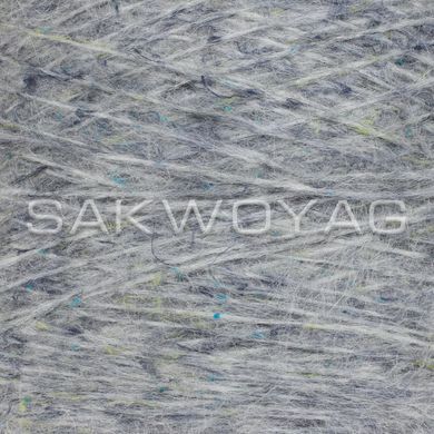 Альпака з мериносом Luxury Selection Ri.Go Tweed Air Сіро-Блакитний