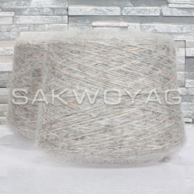Альпака с мериносом Luxury Selection Ri.Go Tweed Air Светло-Серый