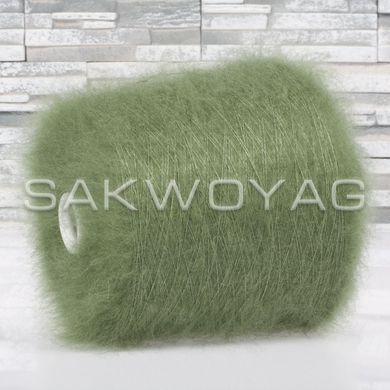 Mohair on silk Luxory Selection by Ri.Go Silkhair Green