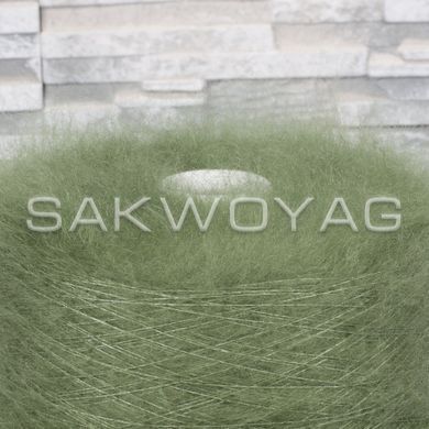 Mohair on silk Luxory Selection by Ri.Go Silkhair Green