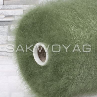 Mohair on silk Luxory Selection by Ri.Go Silkhair Green
