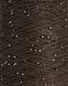 100% Cotton with beads and micro sequins, Chocolate