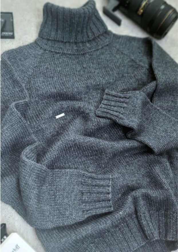 Вязание мужского пуловера v воротом 46 регланом. Как связать мужской свитер спицами