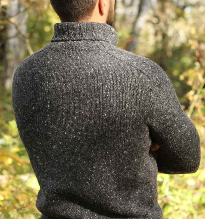 Чоловічий светр «Лісник» з твіду 1