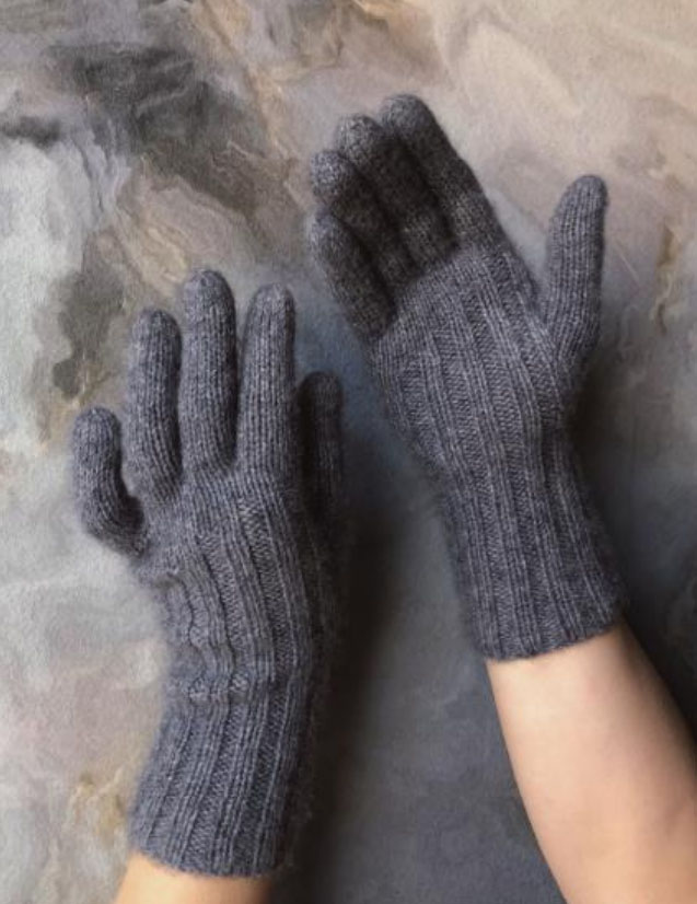 Вязаные перчатки 2